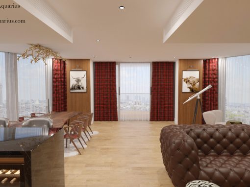 Apartement 5 pièces dans un gratte-ciel à Londres